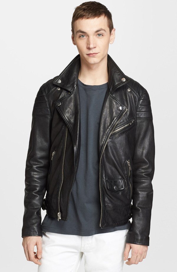 BLK DNM Leather Moto Jacket Nordstrom Highlights Mens Leather Jackets