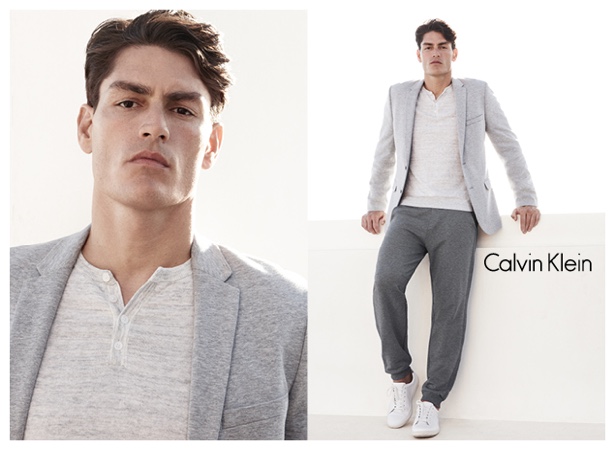 Calvin Klein White Label Primavera Estate 2015 Campagna Tyson Ballou 001 Tyson Ballou modelli Calvin Klein White Label Design minimi per / Estate 2015 campagna di primavera