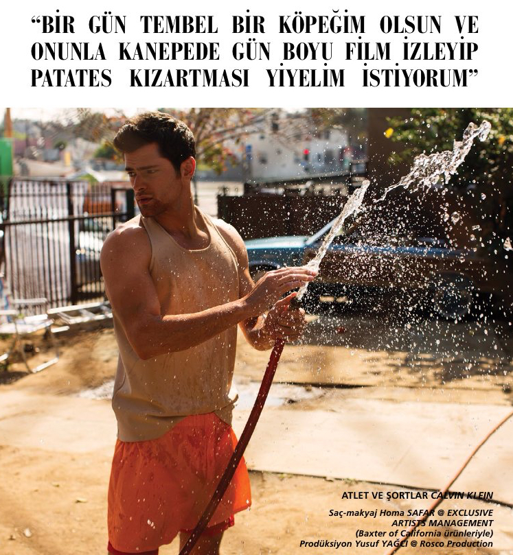 Sean Opry LOfficiel Hommes Turchia Primavera 2015 Editorial Spara 009 Sean Opry abbraccia la vita semplice per LOfficiel Hommes