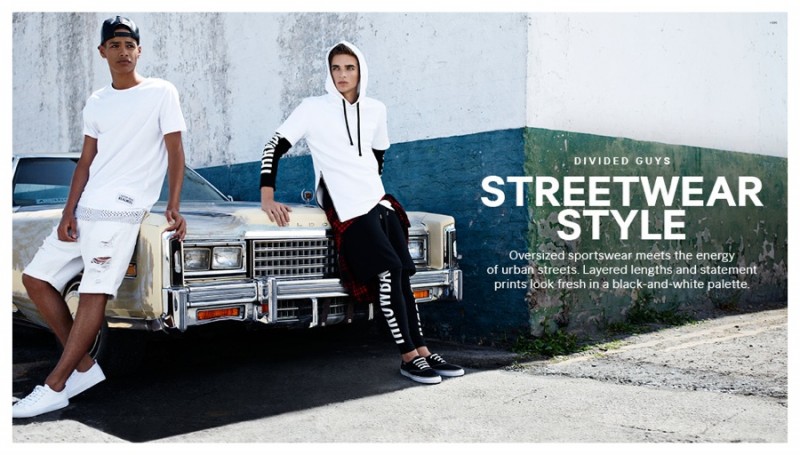 HM Diviso Primavera 2015 Streetwear uomini di stile 001 800x455 H & M Divided Ispirata Streetwear Trend