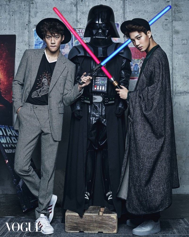 EXO 2015 Star Wars Photo Shoot Vogue Korea 002 800x1004 Exo are Star Wars Super Fans for Vogue Korea Photo Shoot