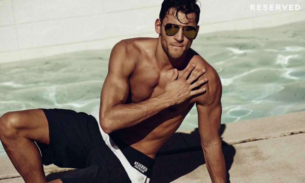 Kevin Sampaio Visits Palm Springs for Reserved Summer 2015 Swimwear ...
